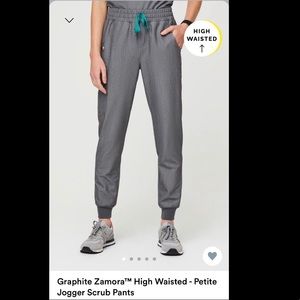 Figs High Waisted Medium Petite Jogger Scrub Pants
